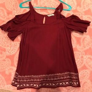 Off the shoulder shirt